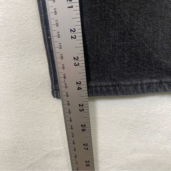 Gap Maternity New With Tags Full Panel Crop Flair Black Jeans Size 28R - Picture 12 of 13